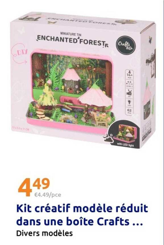 Kit créatif modèle réduit dans une boîte Crafts ...