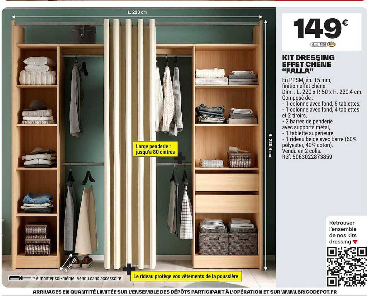 KIT DRESSING EFFET CHÊNE “FALLA”