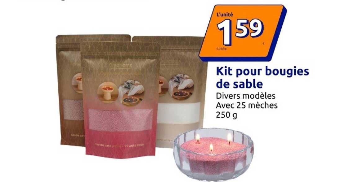 Kit pour bougies de sable