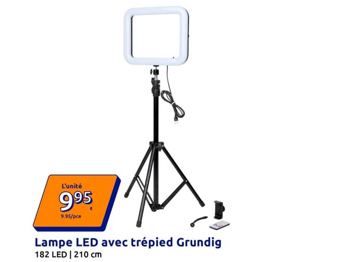 Lampe LED avec trépied Grundig