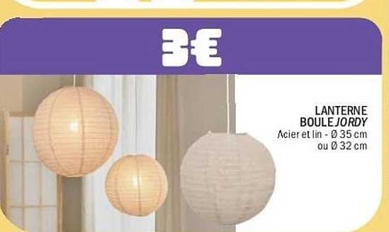 LANTERNE BOULE JORDY