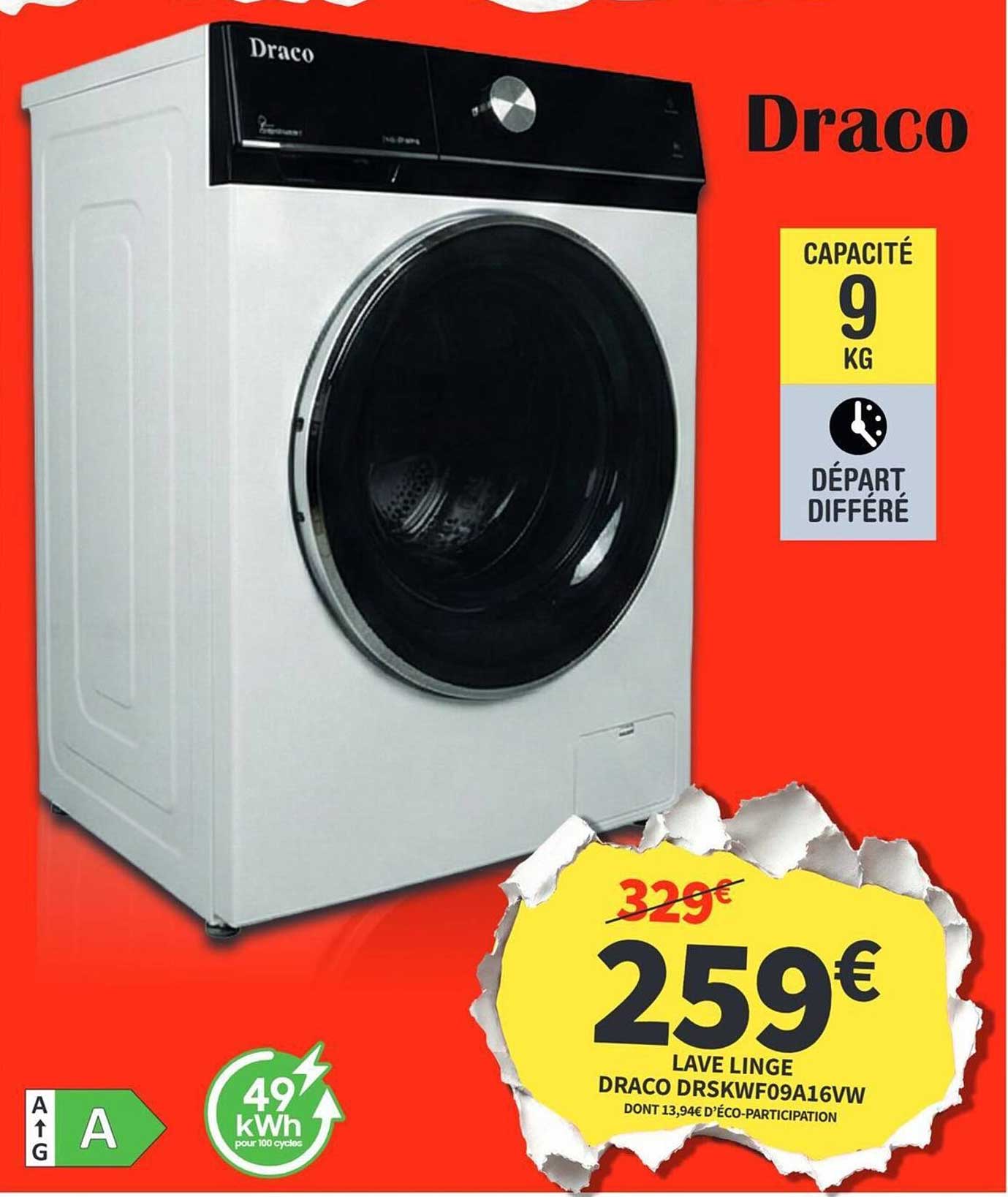 LAVE LINGE DRACO DRSKWF09A16VW