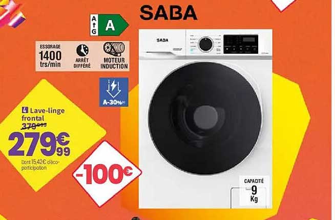 Lave-linge frontal