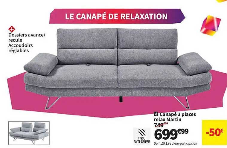 LE CANAPÉ DE RELAXATION