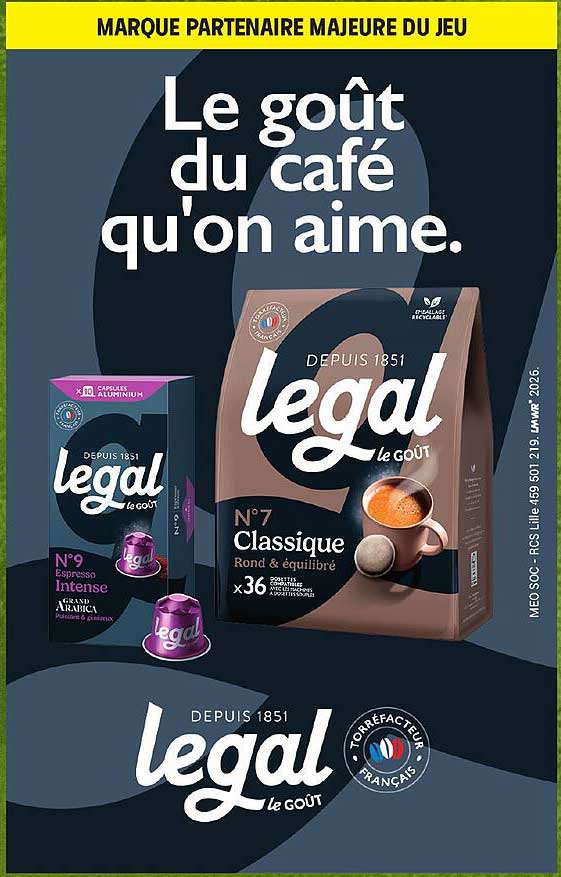 Le goût du café qu'on aime.
