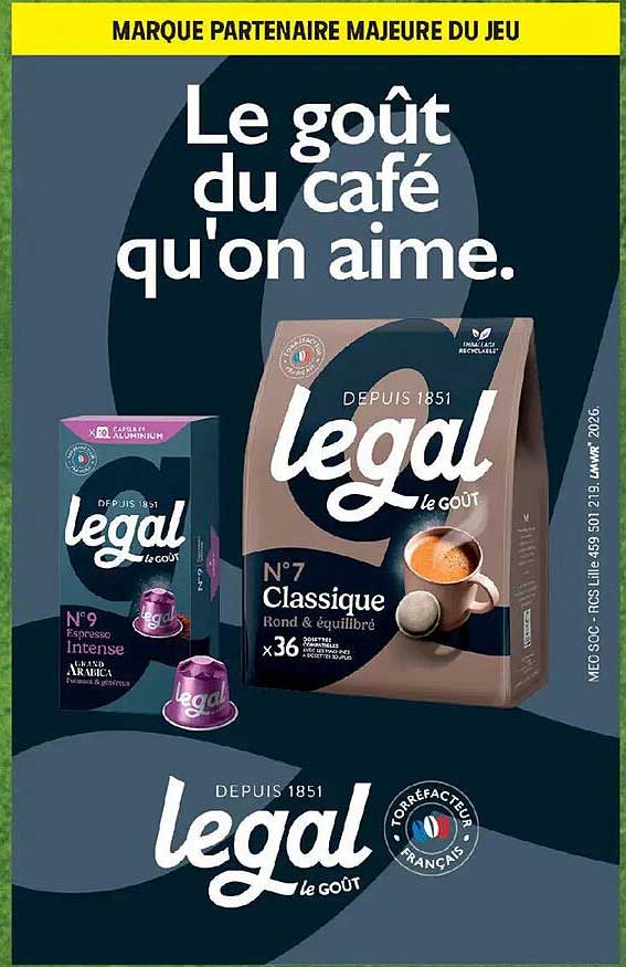 Le goût du café qu’on aime.