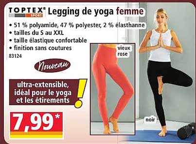 Legging de yoga femme