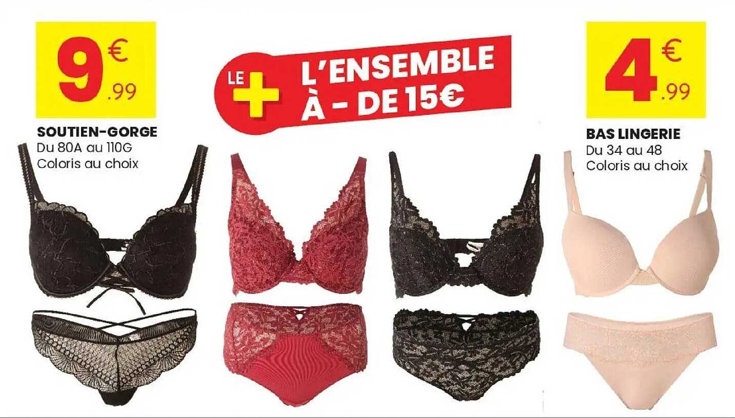 L’ENSEMBLE À - DE 15€
