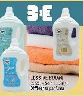 LESSIVE BOOM! 2,65L - Soit 1,13€/L Différents parfums