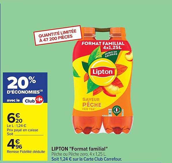 LIPTON "Format familial"
