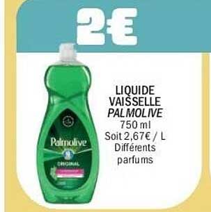 LIQUIDE VAISSELLE PALMOLIVE 750 ml Soit 2,67€ / L Différents parfums