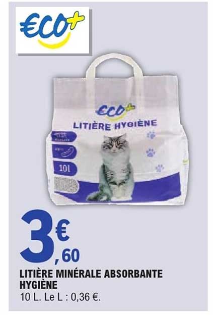 LITIÈRE MINÉRALE ABSORBANTE HYGIÈNE