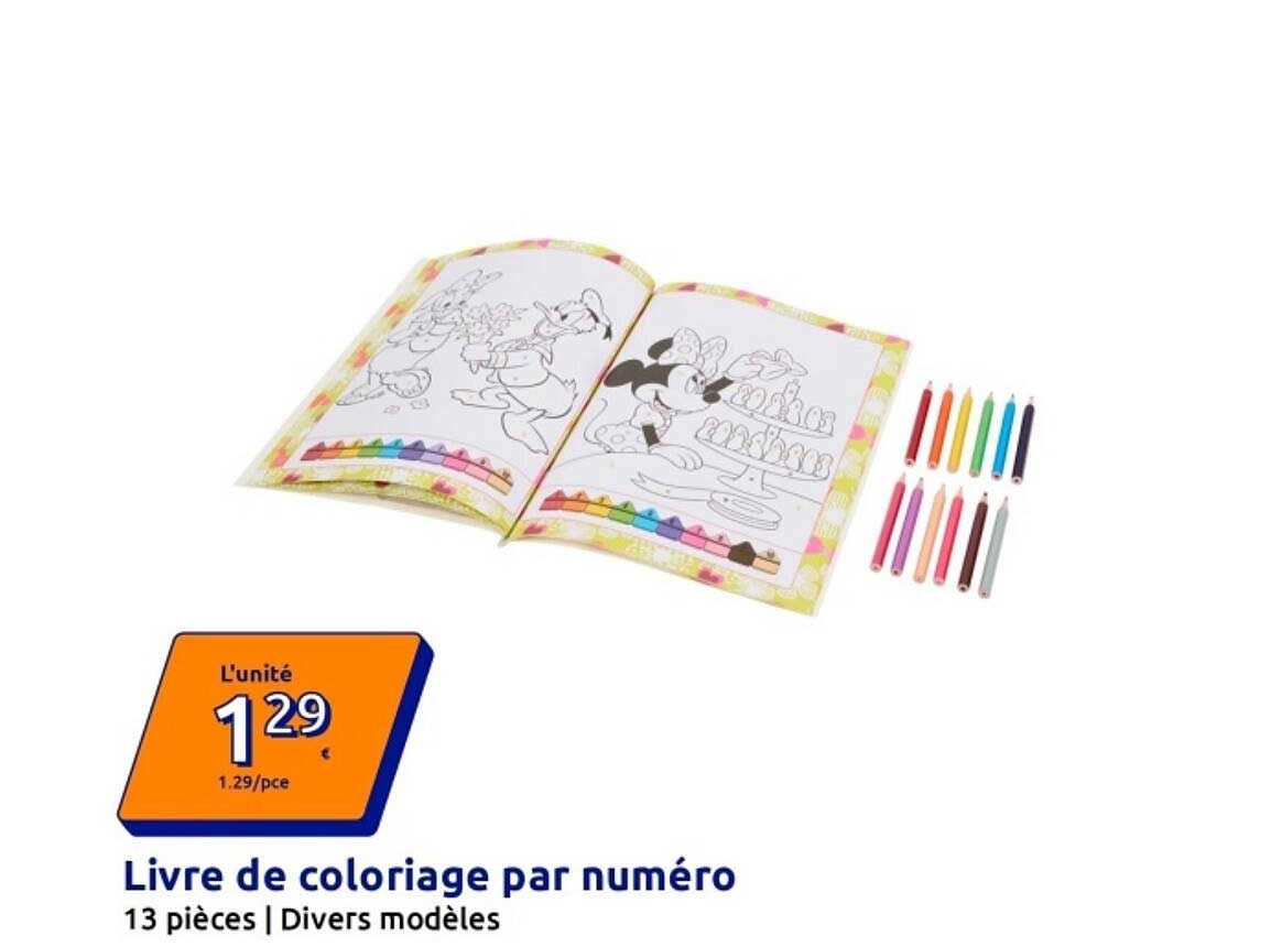 Livre de coloriage par numéro