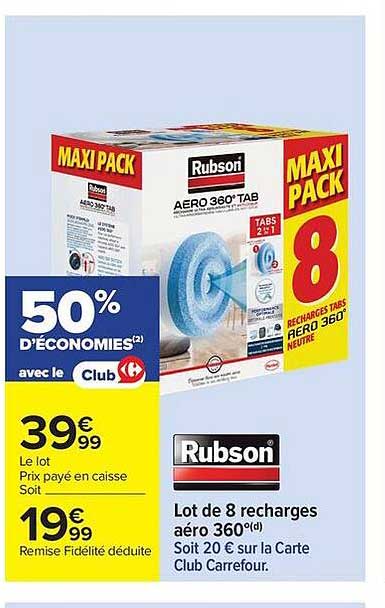 Lot de 8 recharges aéor 360°