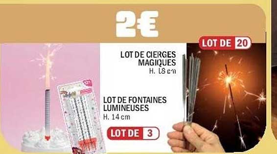 LOT DE FONTAINES LUMINEUSES
