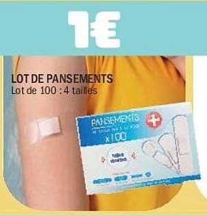 LOT DE PANSEMENTS