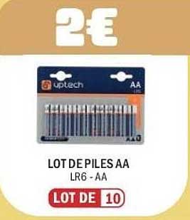 LOT DE PILES AA LR6 - AA