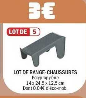 LOT DE RANGE-CHAUSSURES