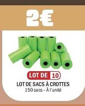 LOT DE SACS À CROTTES