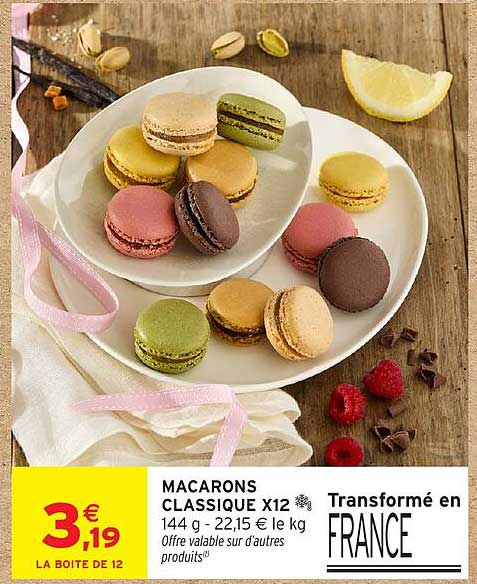 MACARONS CLASSIQUE X12