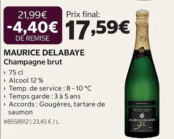 MAURICE DELABAYE Champagne brut