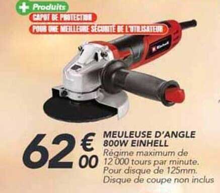 MEULEUSE D'ANGLE 800W EINHELL
