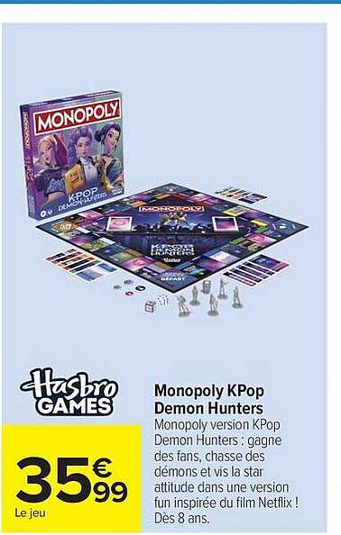 Monopoly KPop Demon Hunters