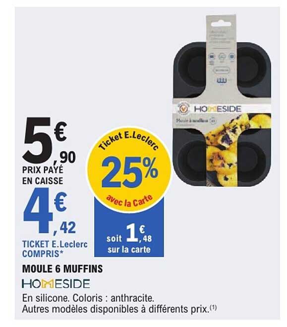 MOULE 6 MUFFINS HOMESIDE