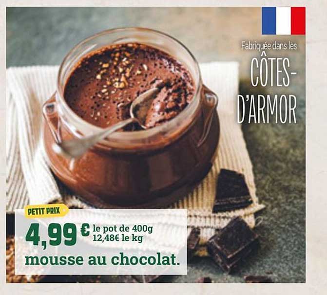 mousse au chocolat.