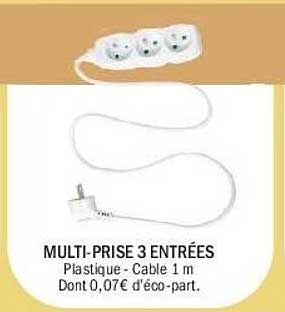 MULTI-PRISE 3 ENTRÉES