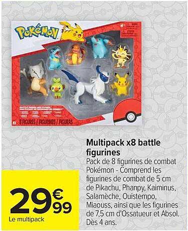 Multipack x8 battle figurines