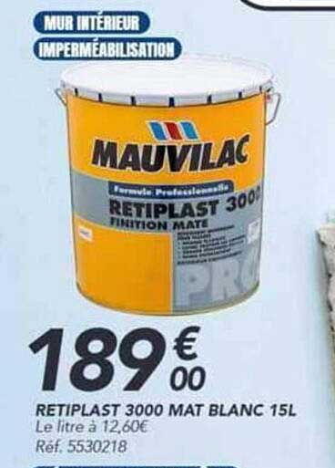 MUR INTERIEUR IMPERMÉABILISATION