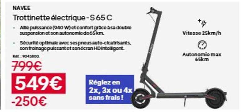 NABEE Trottinette électrique-S 65 C