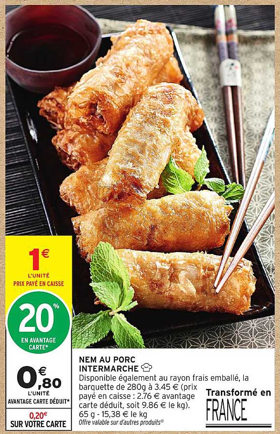 NEM AU PORC INTERMARCHE