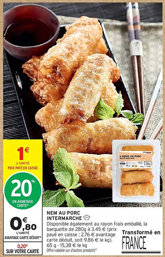 NEM AU PORC INTERMARCHE
