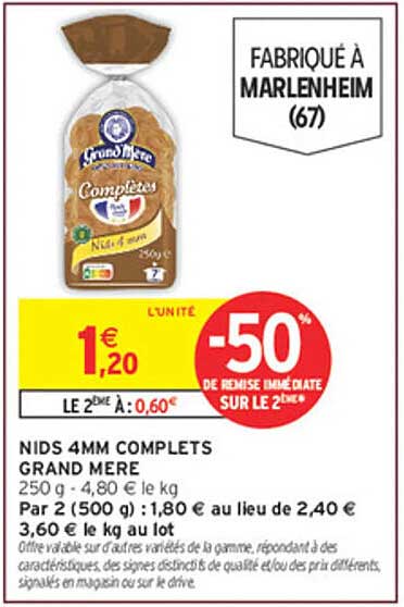 NIDS 4MM COMPLETS GRAND MERE