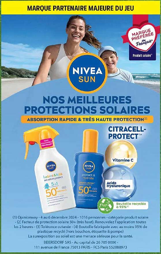 NOS MEILLEURES PROTECTIONS SOLAIRES