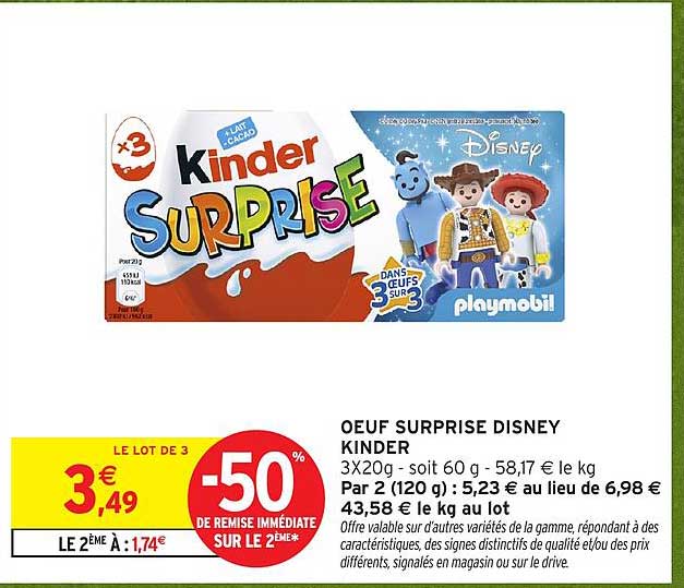 OEUF SURPRISE DISNEY KINDER
