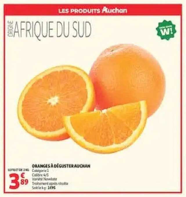 ORANGES À DÉGUSTER MAROCAN