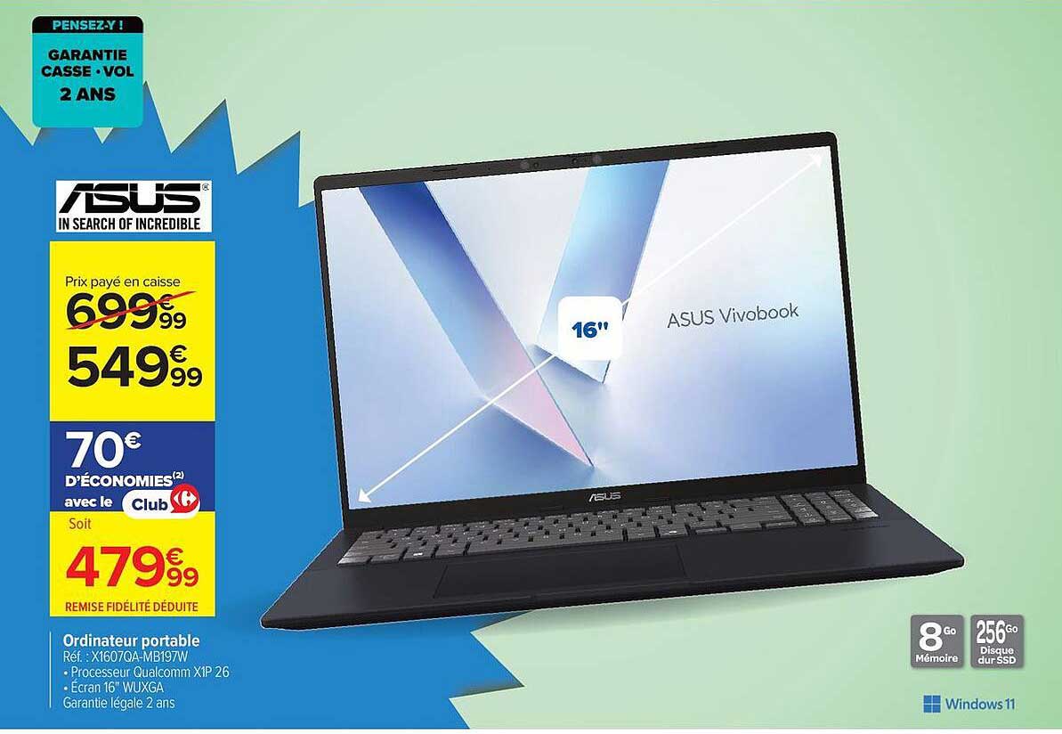 Ordinateur portable ASUS Vivobook