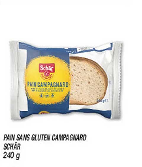 PAIN SANS GLUTEN CAMPAGNARD SCHÄR 240 g
