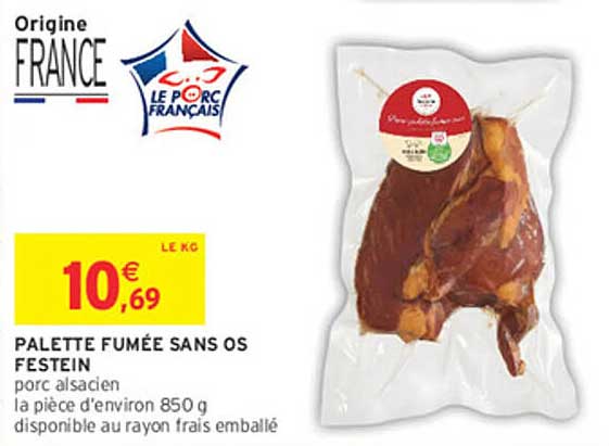 PALETTE FUMÉE SANS OS FESTEIN