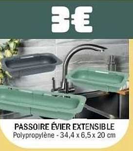 PASSOIRE ÉVIER EXTENSIBLE