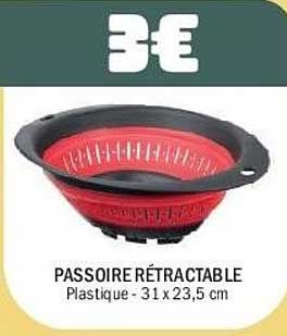 PASSOIRE RÉTRACTABLE