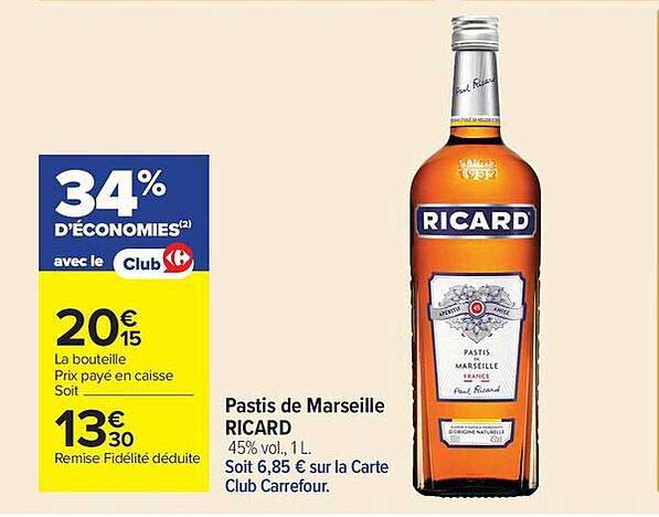Pastis de Marseille RICARD