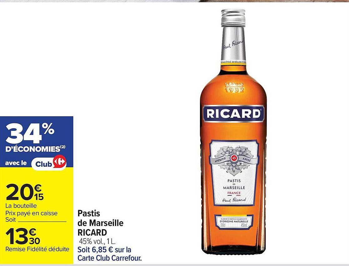 Pastis de Marseille RICARD