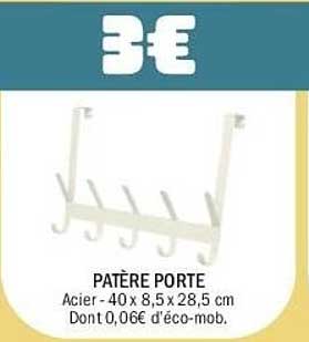 PATÈRE PORTE