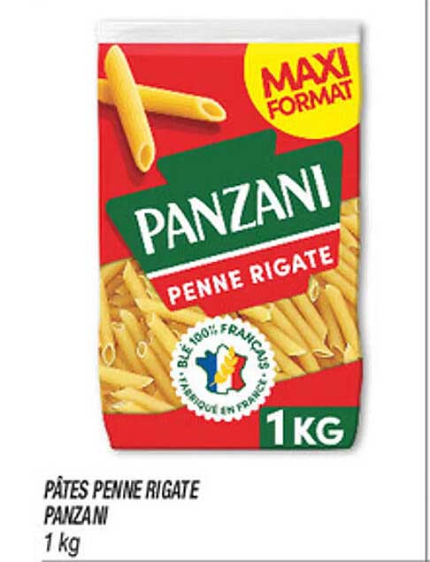 PÂTES PENNE RIGATE PANZANI 1 kg