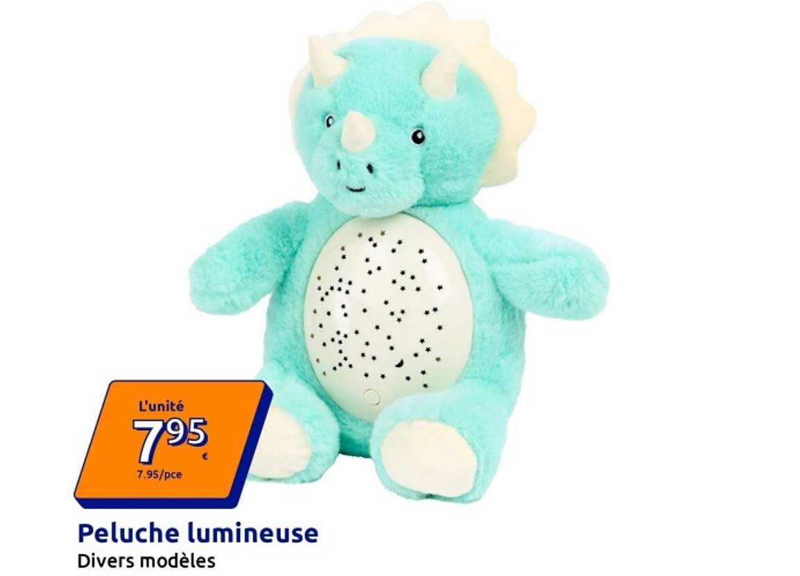 Peluche lumineuse Divers modèles