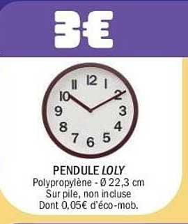 PENDULE LOLY